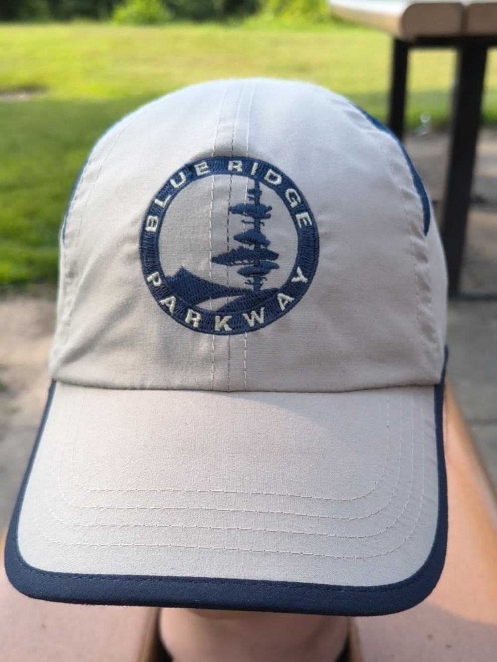 Blue Ridge Parkway Embroidered Logo Strap-on Hat Cap OSFA